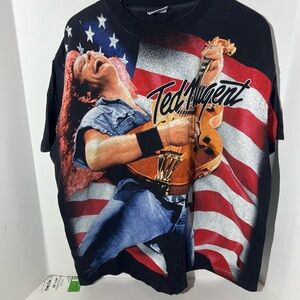 Vintage Ted Nugent One Nation Under Ted Shirt XL
